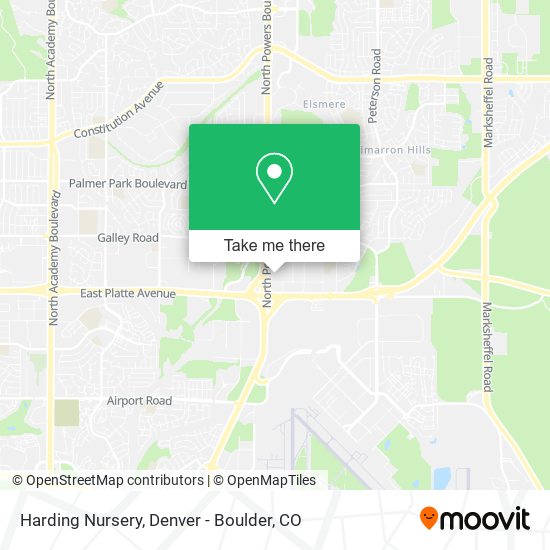 Mapa de Harding Nursery