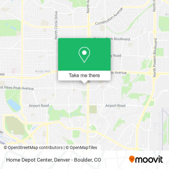 Home Depot Center map