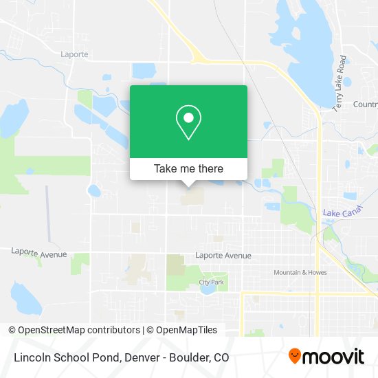 Mapa de Lincoln School Pond