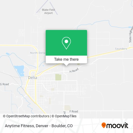 Mapa de Anytime Fitness