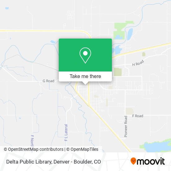 Delta Public Library map