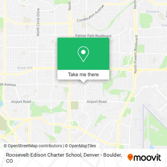 Roosevelt-Edison Charter School map