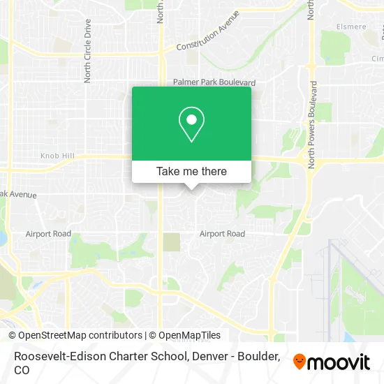 Roosevelt-Edison Charter School map