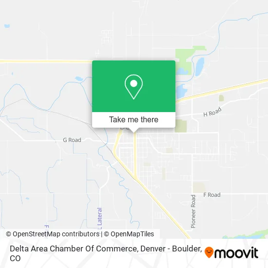 Delta Area Chamber Of Commerce map