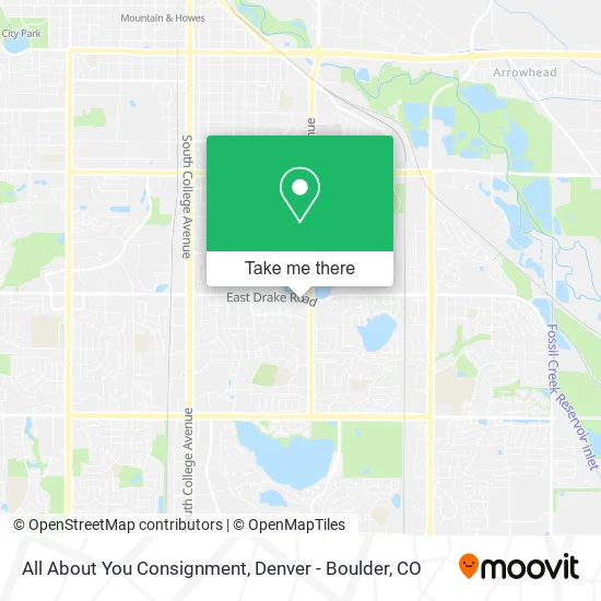 All About You Consignment map