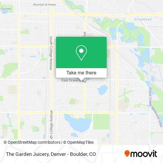 Mapa de The Garden Juicery