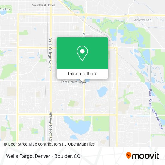 Mapa de Wells Fargo