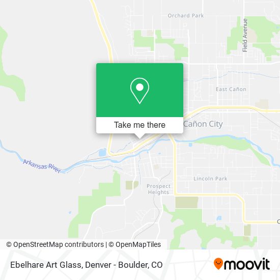 Ebelhare Art Glass map