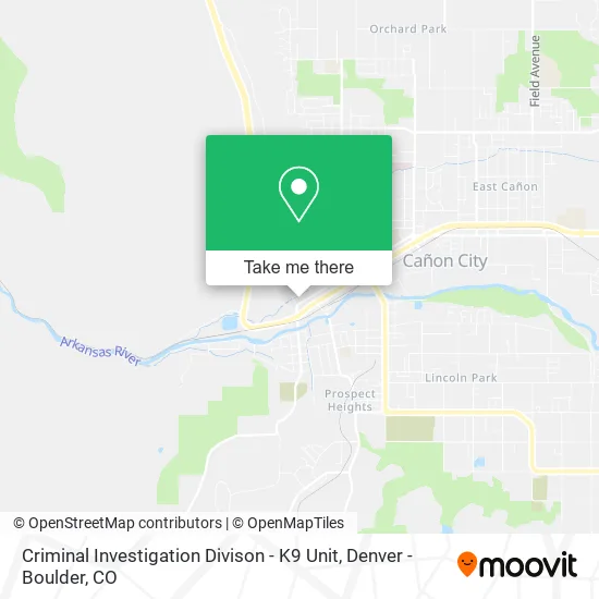 Criminal Investigation Divison - K9 Unit map