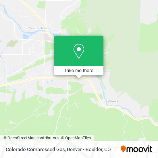 Colorado Compressed Gas map