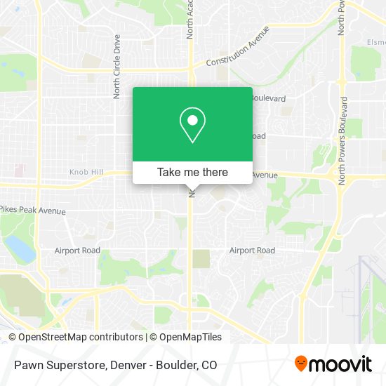 Mapa de Pawn Superstore