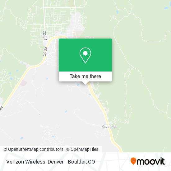 Mapa de Verizon Wireless