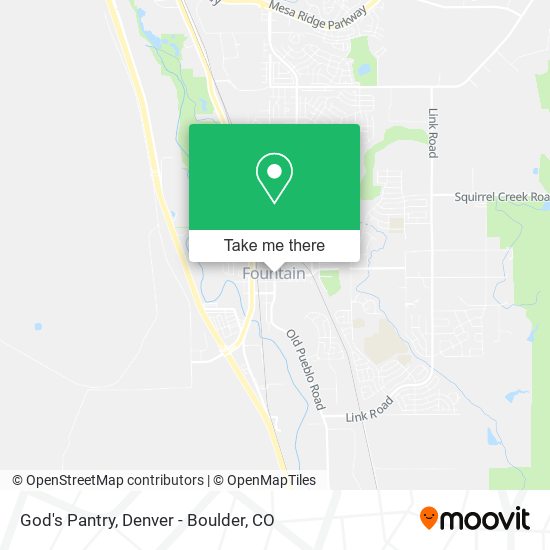 Mapa de God's Pantry