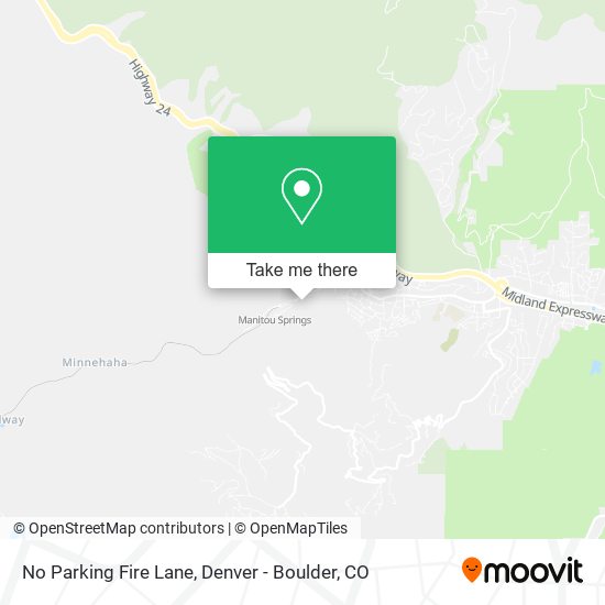No Parking Fire Lane map