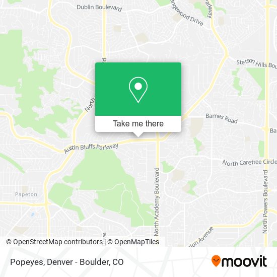 Mapa de Popeyes