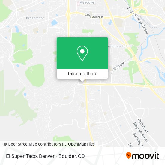 El Super Taco map