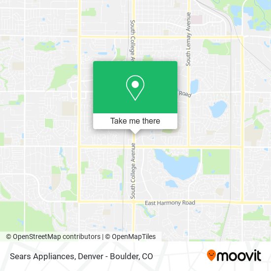 Sears Appliances map