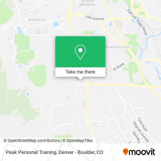 Mapa de Peak Personal Training