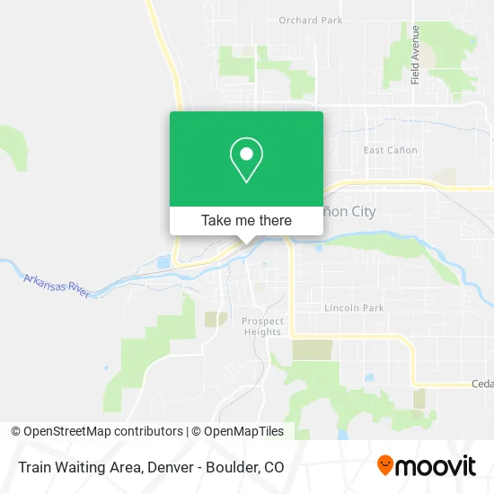 Train Waiting Area map