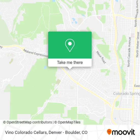 Vino Colorado Cellars map
