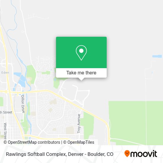 Rawlings Softball Complex map