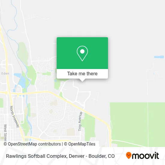 Rawlings Softball Complex map