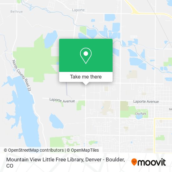 Mapa de Mountain View Little Free Library