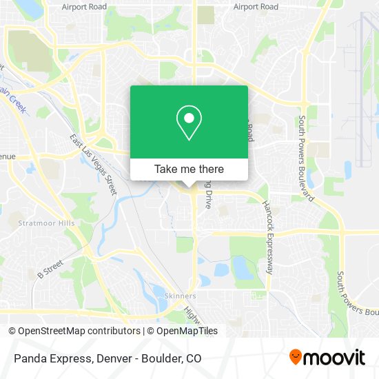 Panda Express map