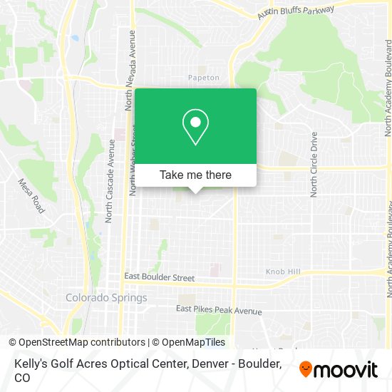 Kelly's Golf Acres Optical Center map