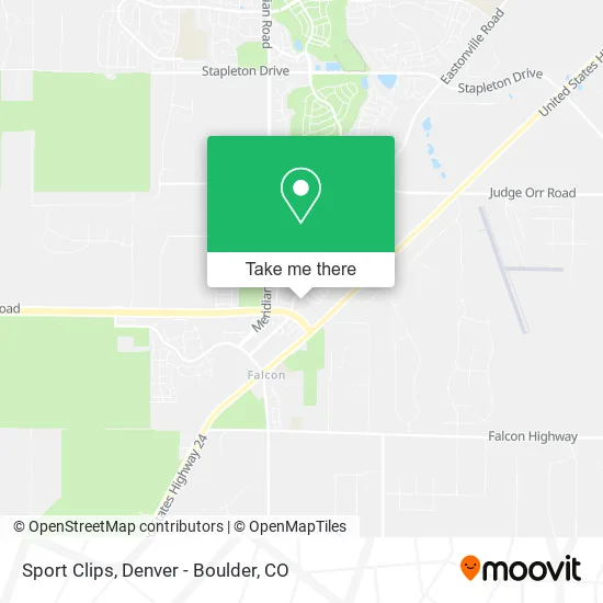 Sport Clips map