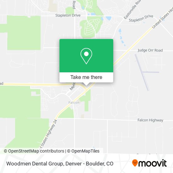 Mapa de Woodmen Dental Group