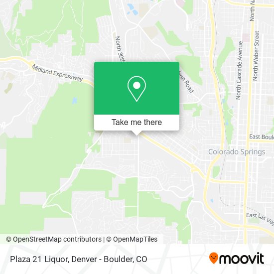 Plaza 21 Liquor map