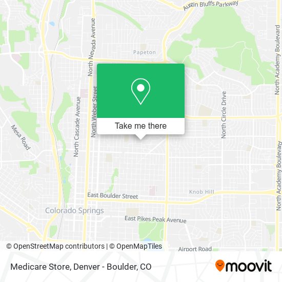 Medicare Store map