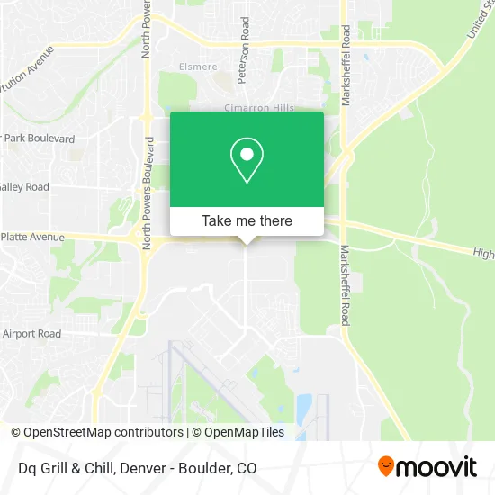 Dq Grill & Chill map