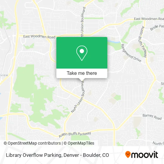 Library Overflow Parking map