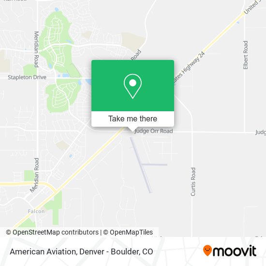 American Aviation map