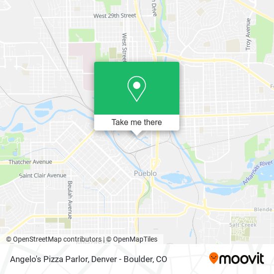 Angelo's Pizza Parlor map