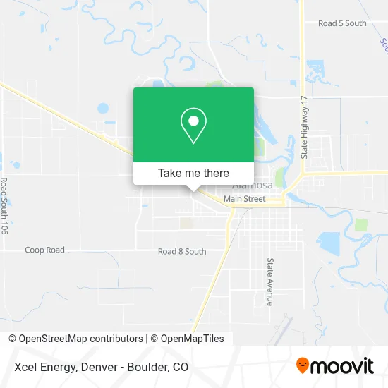 Xcel Energy map