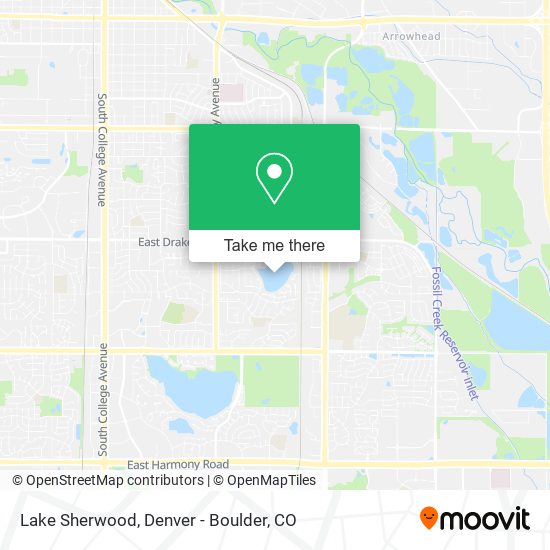 Lake Sherwood map