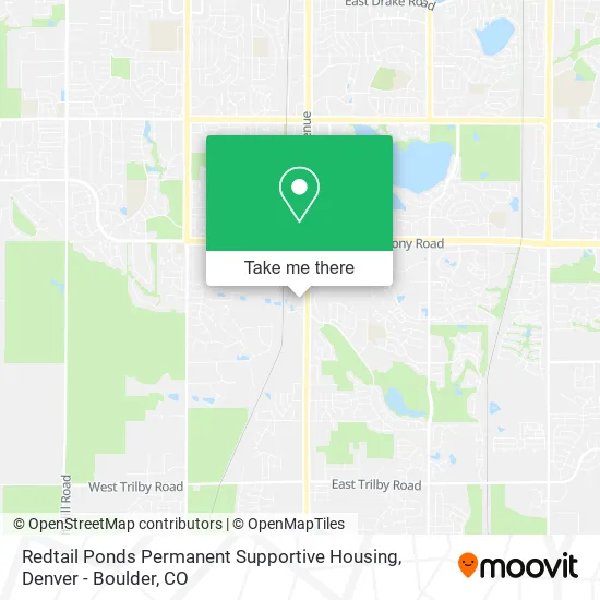 Redtail Ponds Permanent Supportive Housing map
