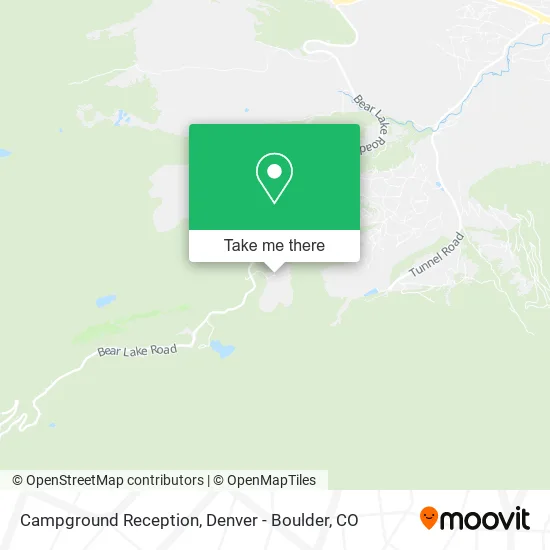 Campground Reception map