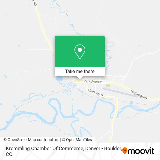 Kremmling Chamber Of Commerce map