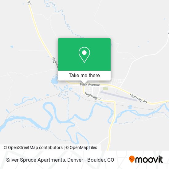 Mapa de Silver Spruce Apartments