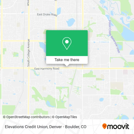 Elevations Credit Union map