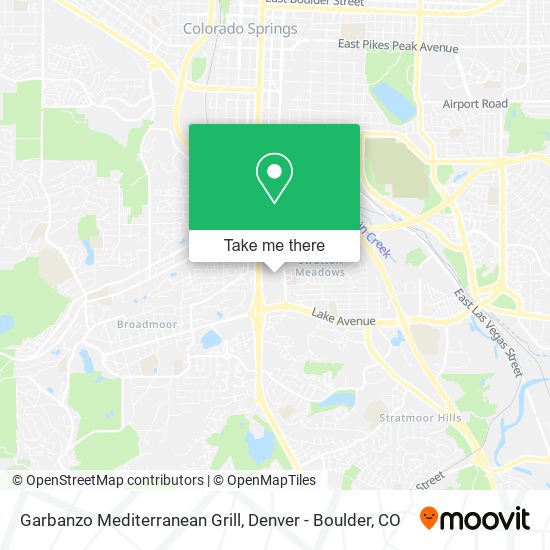 Garbanzo Mediterranean Grill map
