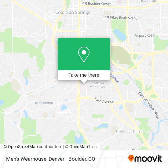 Mapa de Men's Wearhouse