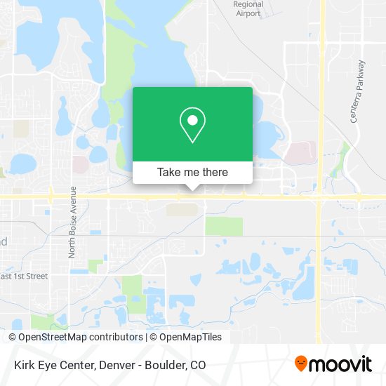 Mapa de Kirk Eye Center