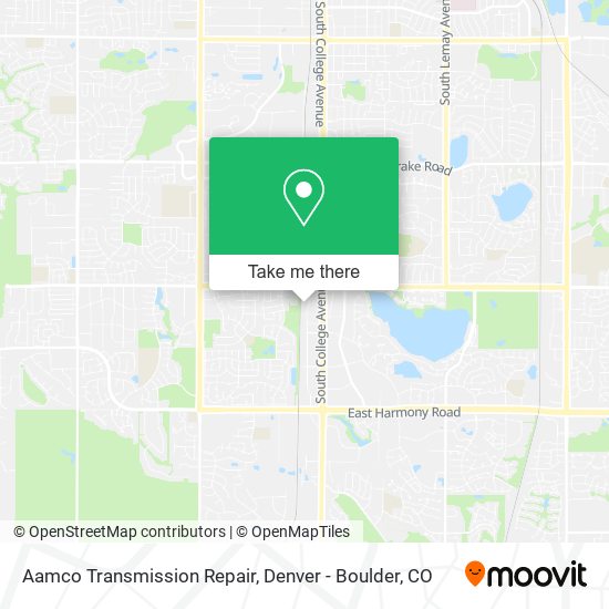 Aamco Transmission Repair map