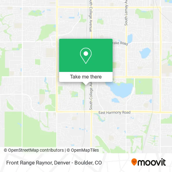 Front Range Raynor map