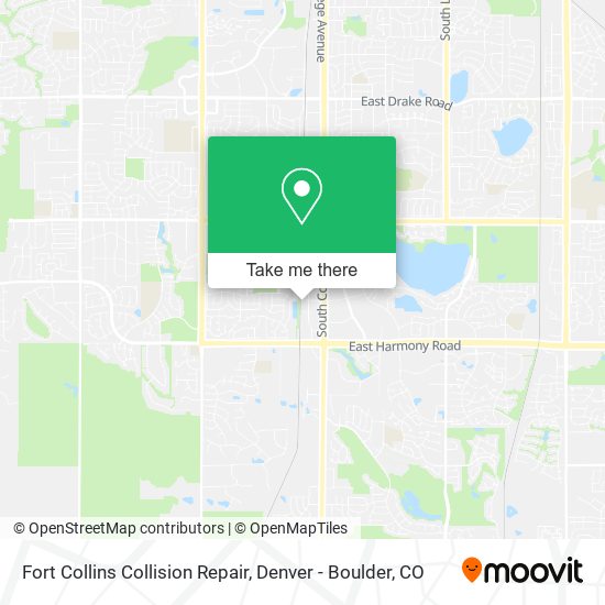 Fort Collins Collision Repair map